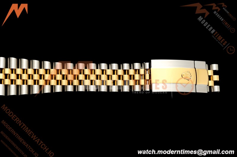 Rolex - Datejust 126333 41mm 904L Gold Wrapped Jub Flt YG/SS F-Gold/Stk BJF SH3235 | 롤렉스 - 데이트저스트 126333 41mm 904L 골드 랩드 주브 플랫 YG/SS F-골드/Stk BJF SH3235