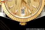 Rolex - Datejust 126333 41mm 904L Gold Wrapped Jub Flt YG/SS F-Gold/Stk BJF SH3235 | 롤렉스 - 데이트저스트 126333 41mm 904L 골드 랩드 주브 플랫 YG/SS F-골드/Stk BJF SH3235