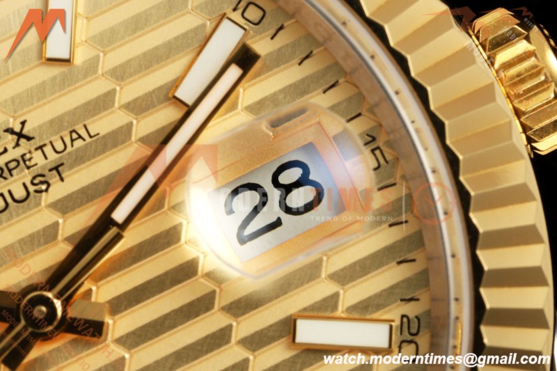 Rolex - Datejust 126333 41mm 904L Gold Wrapped Jub Flt YG/SS F-Gold/Stk BJF SH3235 | 롤렉스 - 데이트저스트 126333 41mm 904L 골드 랩드 주브 플랫 YG/SS F-골드/Stk BJF SH3235