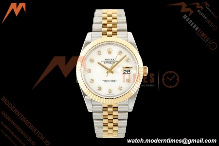 Rolex - Datejust 126333 41mm 904L Gain Weight Jub Flt YG/SS W-Mop/Dia QF SH3235 | 롤렉스 - 데이트저스트 126333 41mm 904L 게인 웨이트 주브 플랫 YG/SS W-Mop/Dia QF SH3235