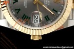 Rolex - Datejust 126333 41mm Wimbledon 904L Gain Weight Jub Flt YG/SS Grey/Rmn QF SH3235