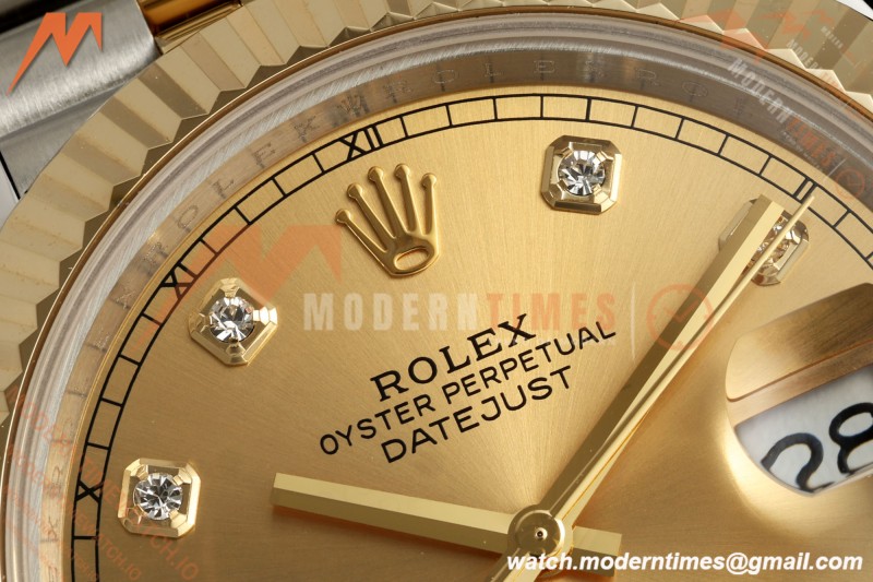 Rolex - Datejust 126333 41mm 904L Gain Weight Jub Flt YG/SS Gold/Dia QF SH3235