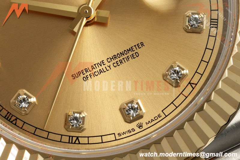 Rolex - Datejust 126333 41mm 904L Gain Weight Jub Flt YG/SS Gold/Dia QF SH3235