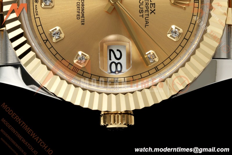 Rolex - Datejust 126333 41mm 904L Gain Weight Jub Flt YG/SS Gold/Dia QF SH3235