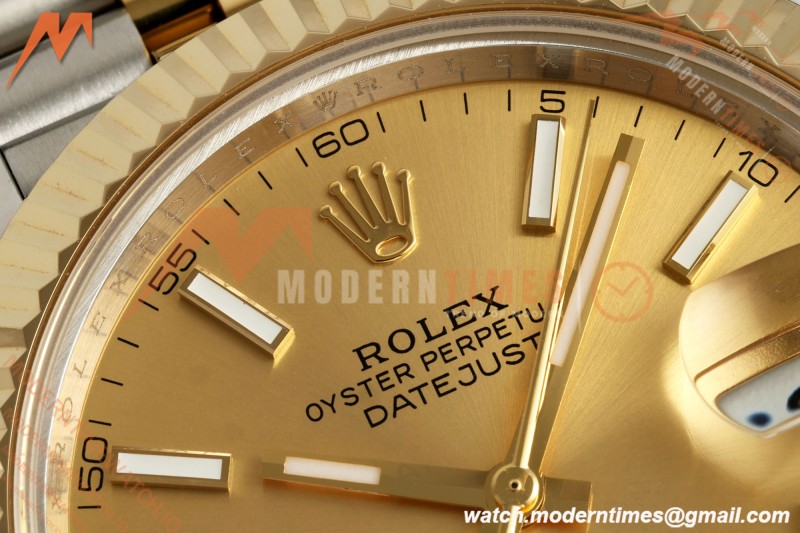 Rolex - Datejust 126333 41mm 904L Gain Weight Jub Flt YG/SS Gold/Stk QF SH3235