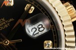 Rolex - Datejust 126333 41mm 904L Gain Weight Jub Flt YG/SS Blk/Dia QF SH3235