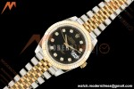 Rolex - Datejust 126333 41mm 904L Gain Weight Jub Flt YG/SS Blk/Dia QF SH3235
