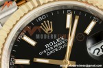 Datejust 126333 41mm 904L Gain Weight Jub Flt YG/SS Blk/Stk QF SH3235 | 데이트저스트 126333 41mm 904L 게인 웨이트 주브 플랫 YG/SS 블랙/스틸 QF SH3235
