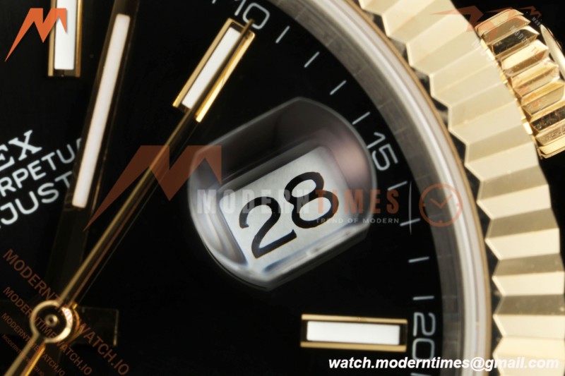 Datejust 126333 41mm 904L Gain Weight Jub Flt YG/SS Blk/Stk QF SH3235 | 데이트저스트 126333 41mm 904L 게인 웨이트 주브 플랫 YG/SS 블랙/스틸 QF SH3235
