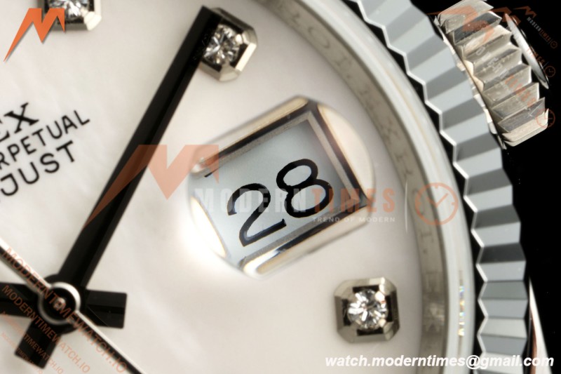 Rolex - Datejust 116234 36mm Jub Flt 316L SS/SS White Mop/Dia BPF VR3135 | 롤렉스 - 데이트저스트 116234 36mm 주브 Flt 316L SS/SS 화이트 모프/다이아 BPF VR3135