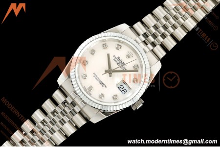Rolex - Datejust 116234 36mm Jub Flt 316L SS/SS White Mop/Dia BPF VR3135