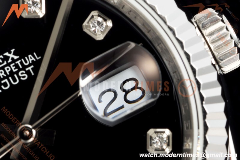 Rolex - Datejust 116234 36mm Jub Flt 316L SS/SS Blk/Dia BPF VR3135 | 롤렉스 - 데이트저스트 116234 36mm 주브 플랫 316L SS/SS 블랙/다이아 BPF VR3135