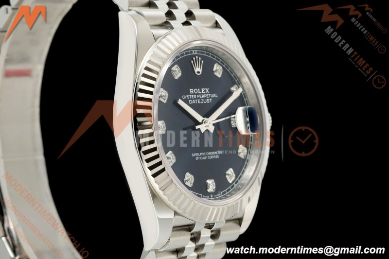 Rolex - Datejust 126334 41mm Jub Flt 904L SS/SS Blue/Dia SEEK SH3235