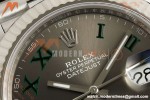 Rolex - Datejust 126334 41mm Wimbledon Jub Flt 904L SS/SS Grey/Rmn SEEK SH3235