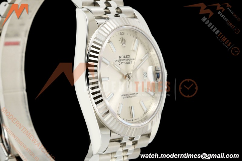 Rolex - Datejust 126334 41mm Jub Flt 904L SS/SS Silv/Stk SEEK SH3235 | 롤렉스 - 데이트저스트 126334 41mm 주브 Flt 904L SS/SS 실버/스틸 SEEK SH3235