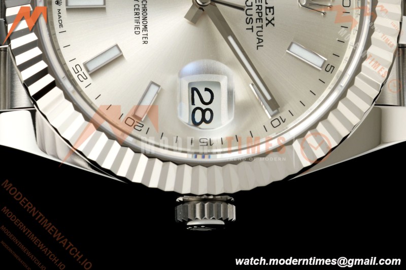 Rolex - Datejust 126334 41mm Jub Flt 904L SS/SS Silv/Stk SEEK SH3235 | 롤렉스 - 데이트저스트 126334 41mm 주브 Flt 904L SS/SS 실버/스틸 SEEK SH3235