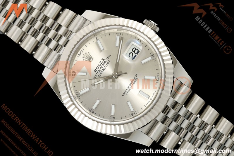 Rolex - Datejust 126334 41mm Jub Flt 904L SS/SS Silv/Stk SEEK SH3235 | 롤렉스 - 데이트저스트 126334 41mm 주브 Flt 904L SS/SS 실버/스틸 SEEK SH3235
