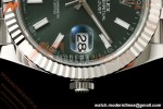 Rolex - Datejust 126334 41mm Jub Flt 904L SS/SS Grn/Stk SEEK SH3235
