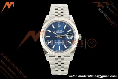 Rolex - Datejust 126334 41mm Jub Flt 904L SS/SS Blu/Stk SEEK SH3235