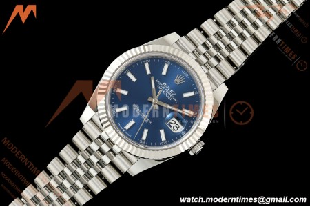 Rolex - Datejust 126334 41mm Jub Flt 904L SS/SS Blu/Stk SEEK SH3235