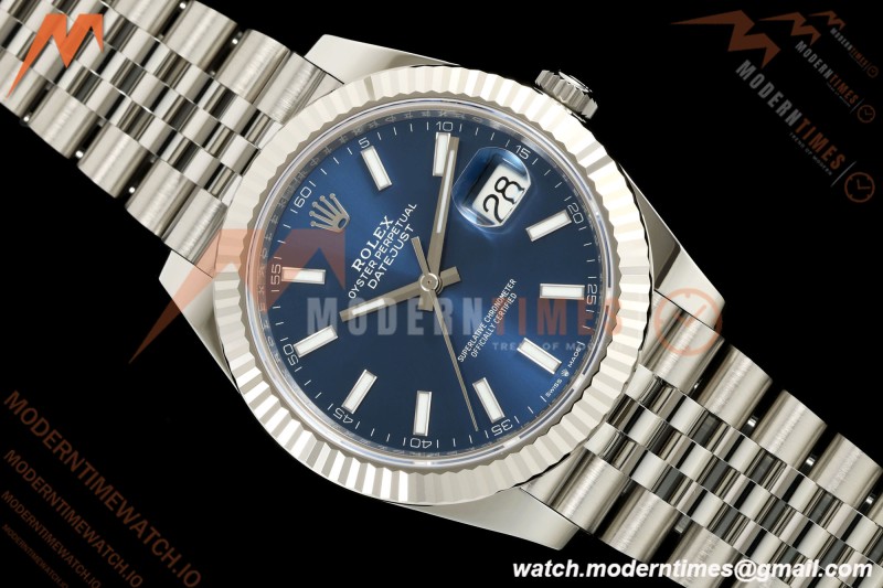 Rolex - Datejust 126334 41mm Jub Flt 904L SS/SS Blu/Stk SEEK SH3235