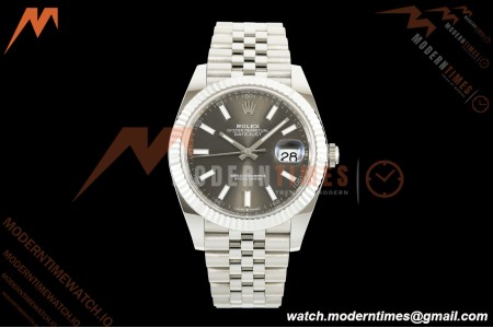 Rolex - Datejust 126334 41mm Jub Flt 904L SS/SS Gray/Stk Clean Plus DD3235