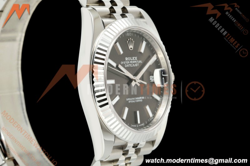 Rolex - Datejust 126334 41mm Jub Flt 904L SS/SS Gray/Stk Clean Plus DD3235