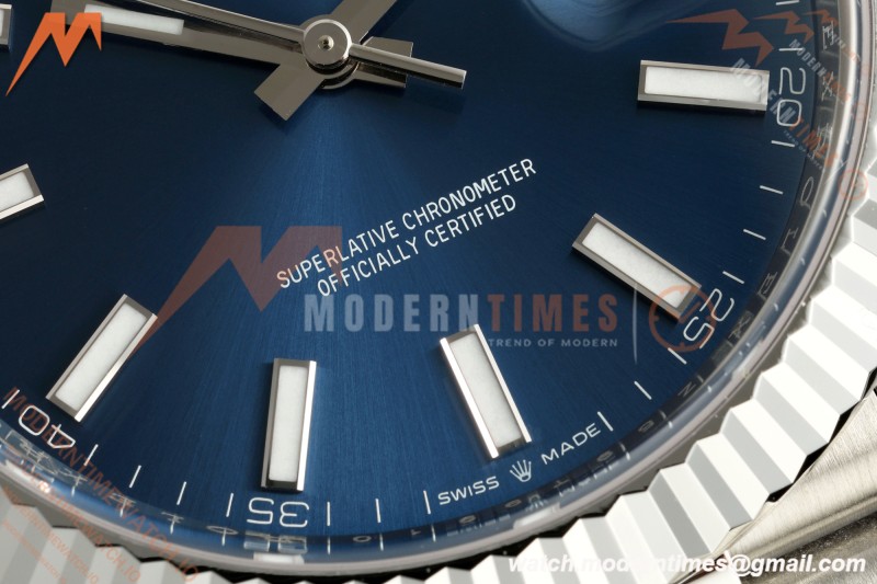 Rolex - Datejust 126334 41mm Jub Flt 904L SS/SS Blu/Stk Clean Plus DD3235