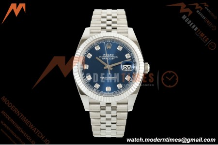Rolex - Datejust 126334 41mm Jub Flt 904L SS/SS Blu/Dia Clean Plus DD3235