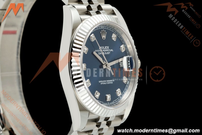 Rolex - Datejust 126334 41mm Jub Flt 904L SS/SS Blu/Dia Clean Plus DD3235