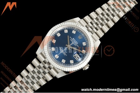 Rolex - Datejust 126334 41mm Jub Flt 904L SS/SS Blu/Dia Clean Plus DD3235