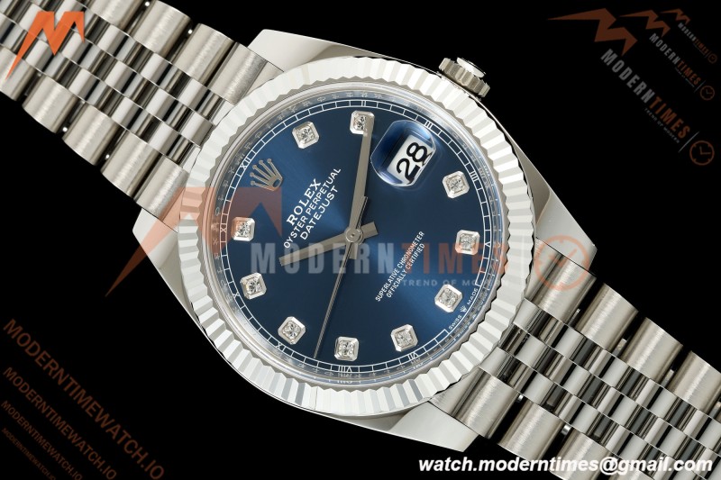 Rolex - Datejust 126334 41mm Jub Flt 904L SS/SS Blu/Dia Clean Plus DD3235