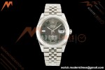 Rolex - Datejust 126334 41mm Wimbledon Jub Flt 904L SS/SS Grey/Rmn VF DD3235