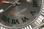 Rolex - Datejust 126334 41mm Wimbledon Jub Flt 904L SS/SS Grey/Rmn VF DD3235