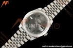 Rolex - Datejust 126334 41mm Wimbledon Jub Flt 904L SS/SS Grey/Rmn VF DD3235
