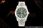 Rolex - Datejust 126334 41mm Jub Flt 904L SS/SS Mint Green VF DD3235