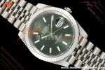 Rolex - Datejust 126334 41mm Jub Flt 904L SS/SS Mint Green VF DD3235