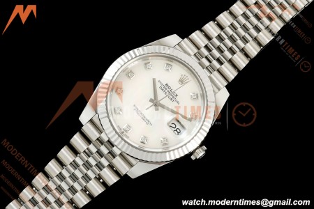 Rolex - Datejust 126334 41mm Jub Flt 904L SS/SS W-MOP/DIA VF DD3235 | 롤렉스 - 데이트저스트 126334 41mm 주브 Flt 904L SS/SS W-MOP/DIA VF DD3235