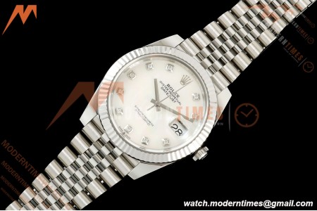 Rolex - Datejust 126334 41mm Jub Flt 904L SS/SS W-MOP/DIA VF DD3235