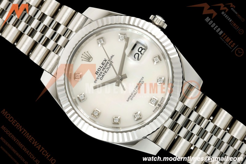 Rolex - Datejust 126334 41mm Jub Flt 904L SS/SS W-MOP/DIA VF DD3235 | 롤렉스 - 데이트저스트 126334 41mm 주브 Flt 904L SS/SS W-MOP/DIA VF DD3235