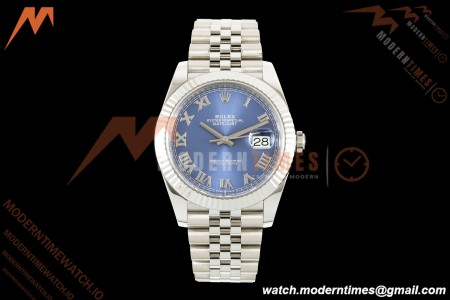 Rolex - Datejust 126334 41mm Jub Flt 904L SS/SS Blu/Rmn VF DD3235