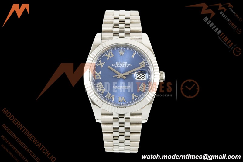 Rolex - Datejust 126334 41mm Jub Flt 904L SS/SS Blu/Rmn VF DD3235