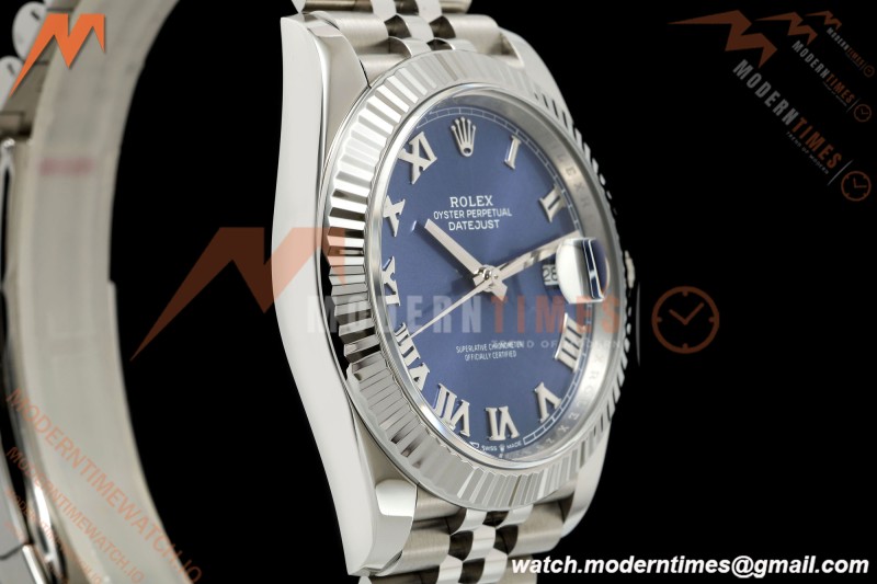 Rolex - Datejust 126334 41mm Jub Flt 904L SS/SS Blu/Rmn VF DD3235