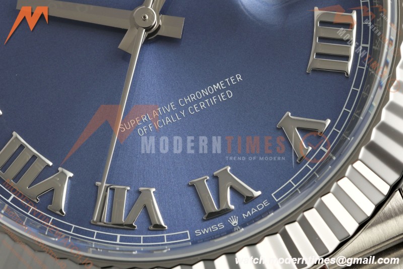 Rolex - Datejust 126334 41mm Jub Flt 904L SS/SS Blu/Rmn VF DD3235