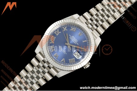 Rolex - Datejust 126334 41mm Jub Flt 904L SS/SS Blu/Rmn VF DD3235