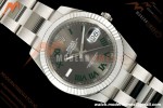 Rolex - Datejust 126334 41mm Wimbledon Oys Flt 904L SS/SS Grey/Rmn VF DD3235