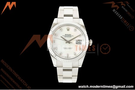 Rolex - Datejust 126334 41mm Oys Flt 904L SS/SS W-MOP/DIA VF DD3235