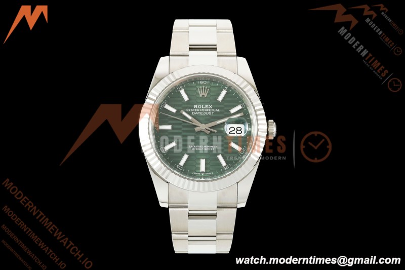 Rolex - Datejust 126334 41mm Oys Flt 904L SS/SS F-Grn/Stk VF DD3235 | 롤렉스 - 데이트저스트 126334 41mm 오이스 Flt 904L SS/SS F-Grn/Stk VF DD3235