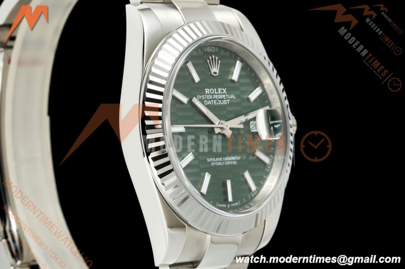 Rolex - Datejust 126334 41mm Oys Flt 904L SS/SS F-Grn/Stk VF DD3235 | 롤렉스 - 데이트저스트 126334 41mm 오이스 Flt 904L SS/SS F-Grn/Stk VF DD3235