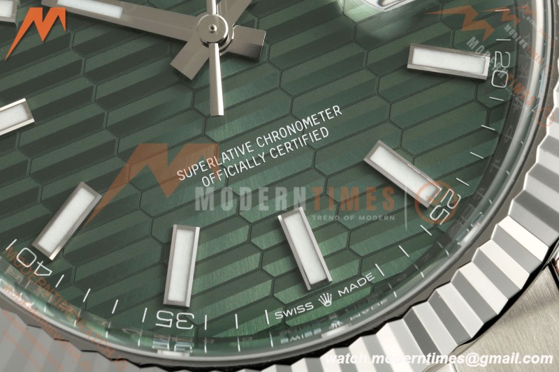 Rolex - Datejust 126334 41mm Oys Flt 904L SS/SS F-Grn/Stk VF DD3235 | 롤렉스 - 데이트저스트 126334 41mm 오이스 Flt 904L SS/SS F-Grn/Stk VF DD3235